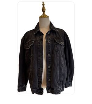 Zara Black Denim Jacket  M
